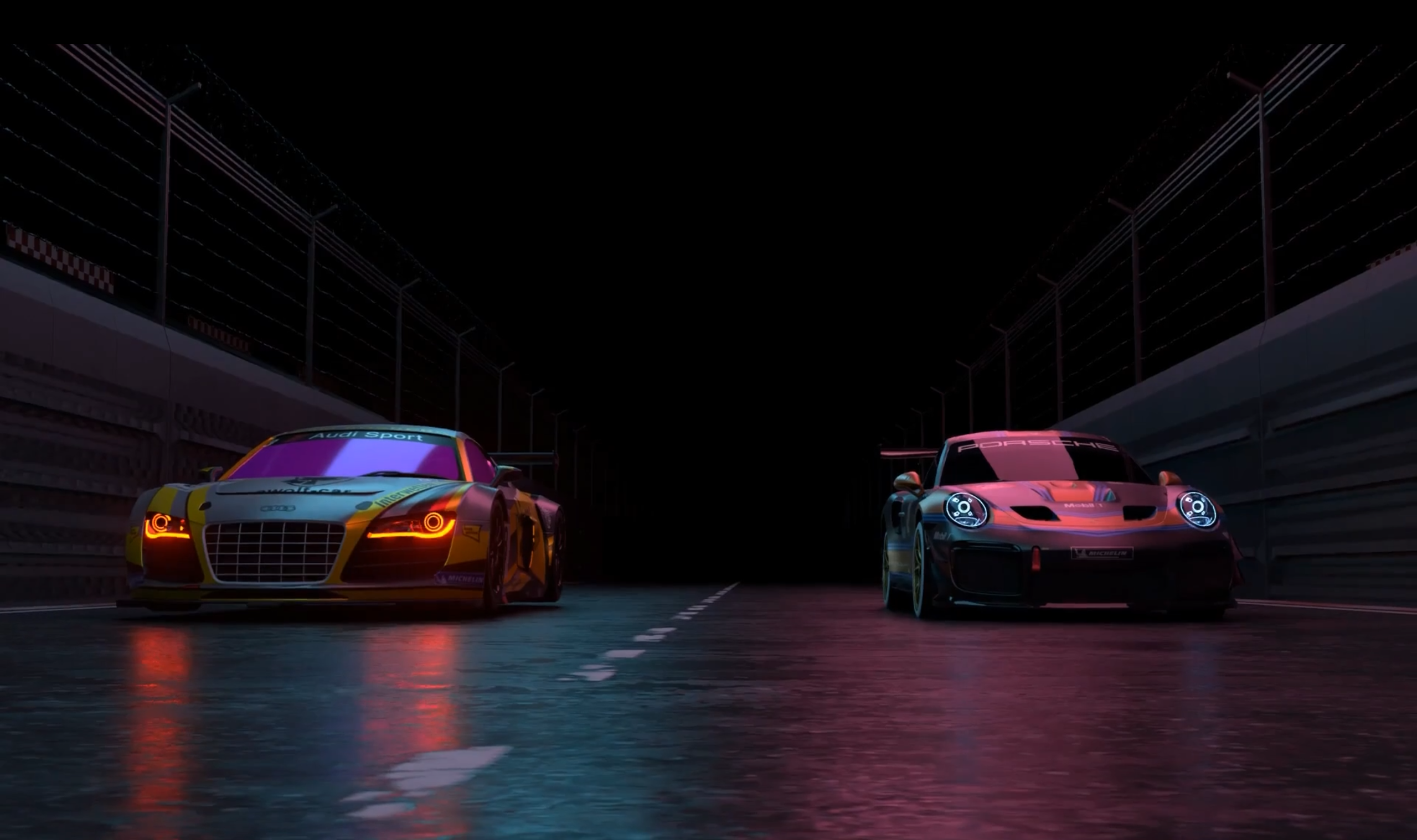 Tricky-Tec 3D race car – track environment